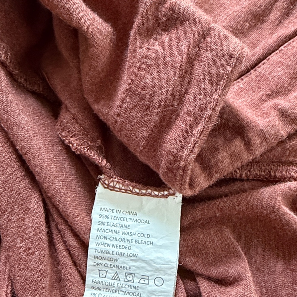 Prana Women's Rust Stretch Knit Open Cardigan Large - Picture 6 of 6